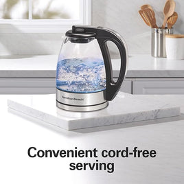 Hamilton Beach Compact Glass Kettle - returned/tested